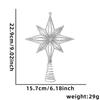 Christmas Glowing Tree Topper Five-Pointed Shining Lamp Xmas Colorful Topstar Ornaments Navidad Decora