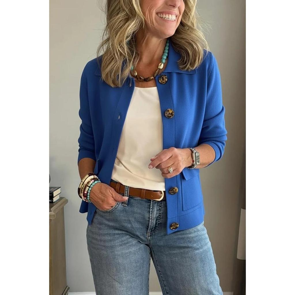 Women's Fleece Short Coat Lapel Single Breasted Versatile Outerwear for Autumn Winter