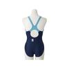 Mizuno Stream Ace Navy X Size FINA Swimming Model Size Challenge Women's Low-Cut (Masters Back) Swimsuit, Turquoise, S, (International Federation)