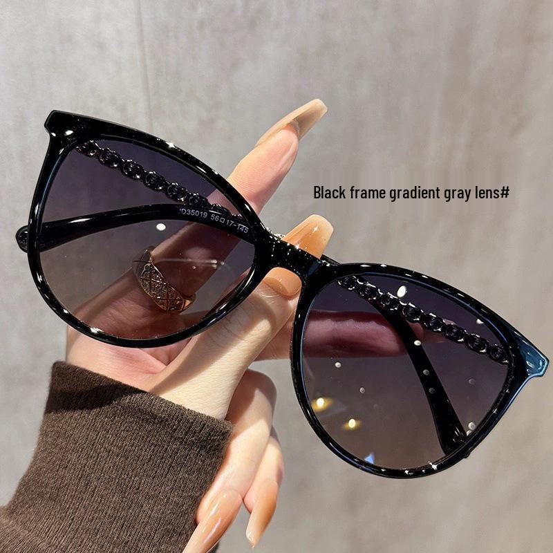Chic 2025 Cat-Eye Sunglasses: Women's TR90 Anti-UV Polarized Fashion Shades