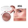 High Disc Fine Glitter prášek do pečiva Sexy 6barevné třpytivé oční stíny pro konturování a rozjasnění vše v jednom talíři