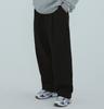 REBRENNER One-Pleat Wide Fit Sweatpants Black