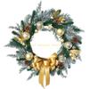  Front Door Wreath Winter Holiday Wreath for Front Door Porch Backyard Christmas Festival Decorations