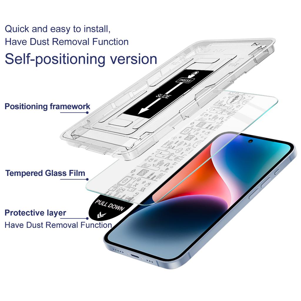 For Realme Neo 8 5G Glass IMAK Dust-free Cabin H Series Tempered Glass Film