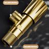 Brass 1/2inch Water Stop Valves Universals Water Flows Control Valves Hot/Cold Water Turn Angle Stop Valves