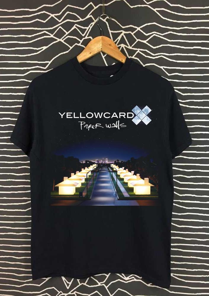 Yellowcard - Paper Walls Black Unisex Classic Hot T-shirt All Sizes BT2238 3XL