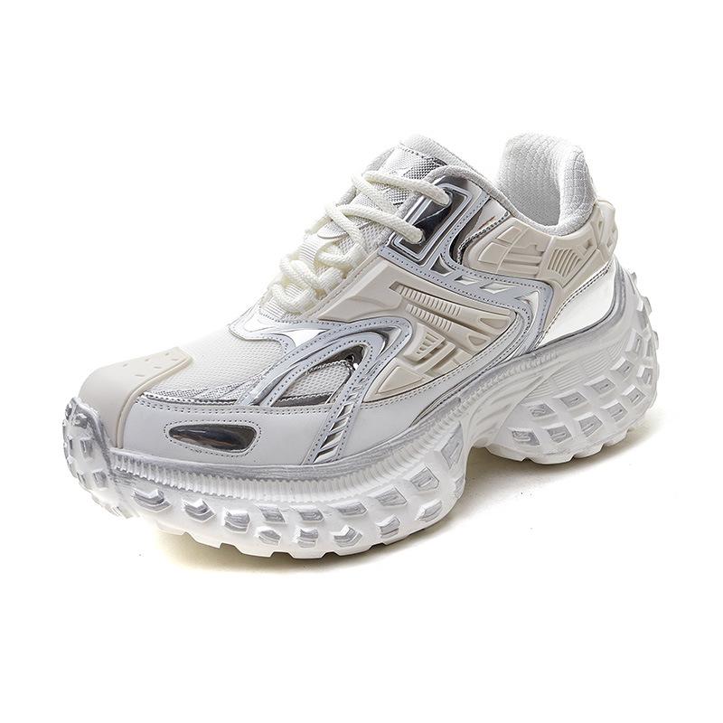 

Механизированная обувь на шинах, увеличивающая рост, женская обувь, спортивная, трендовая, универсальная, весенне-осенне-зимняя, на толстой подошве women s 40 белый