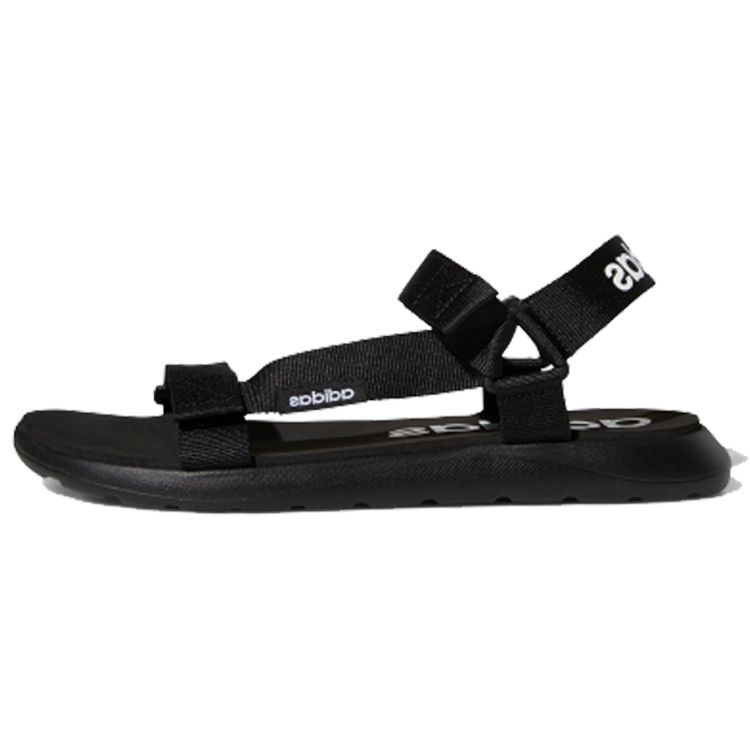 

Adidas Comfort Sandal Black White Кроссовки унисекс Core-Black Cloud-White EG6514