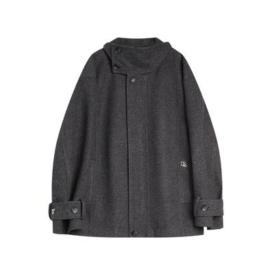French Fashion Design High-End Casual Loose Coat Women Coats EF52746