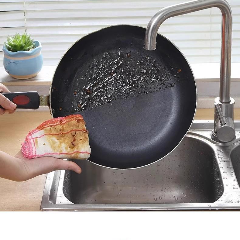 Antihaftendes, fusselfreies, saugfähiges Geschirrtuch - Leicht zu reinigendes Leinen-Küchenhandtuch