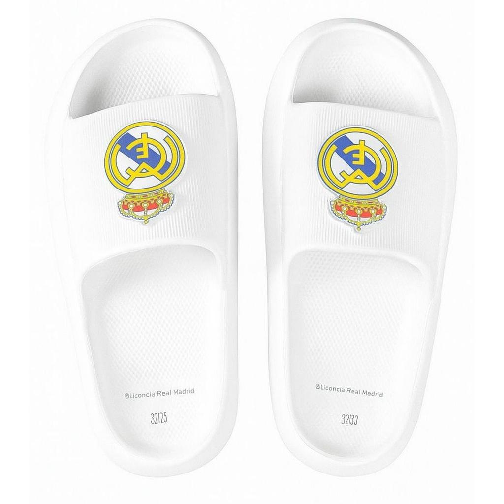 Real Madrid Junior Beach Pool Flip Flops White EVA 2300006820B White 30/31