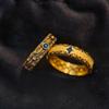 Atlantis Sea Ripples Ring: Luxurious Versatile Sweet Retro Gold Open Ring