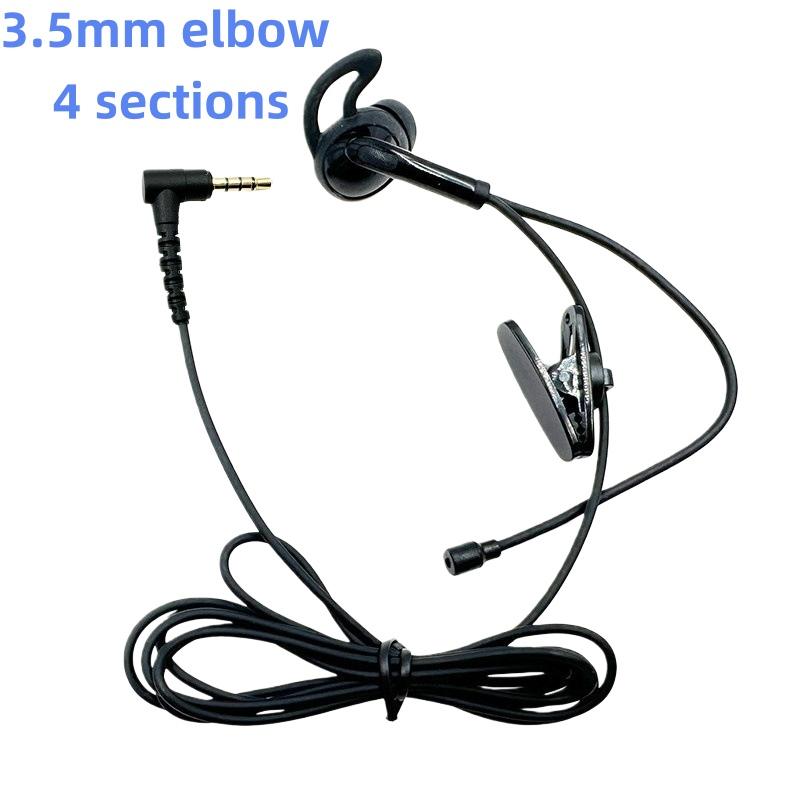 1Pcs Soccer Referee Communication Single Ear Hanging Headset Football  Judger Arbitro Earpiece For V6 V4 FBIM Helmet Heads