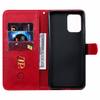 Suitable for Huawei P40 mobile phone leather case, calf pattern zipper wallet insert card bracket anti-drop protective case A91