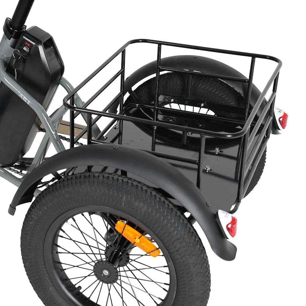 Cysum AG1 Pro All-Terrain Electric Tricycle 48V20AH Battery 750W Motor 150KM Range Cargo Electric Bicycle For Unisex