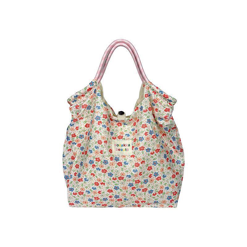 Large-capacity Portable Handbag with A Casual Beach Style Slim Tote Bag