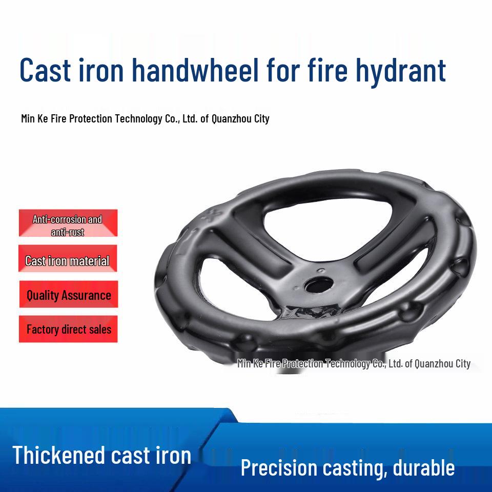 Manual Rotary Valve Handwheel for Fire Hydrant: Sheet Metal/Cast Iron, 50/65 Specifications, Multiple Options DN50 Fire Hydrant Handwheel