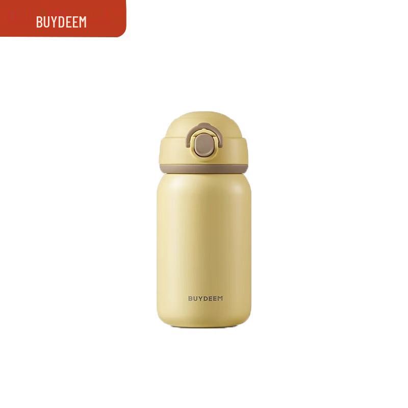 Buydeem 300ml Mini Portable Insulated Water Bottle with Pop-up Lid