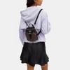 COACH Amelia Canvas With Smooth Leather Backpack Small Women's Black & Brown CL458-SVBRB