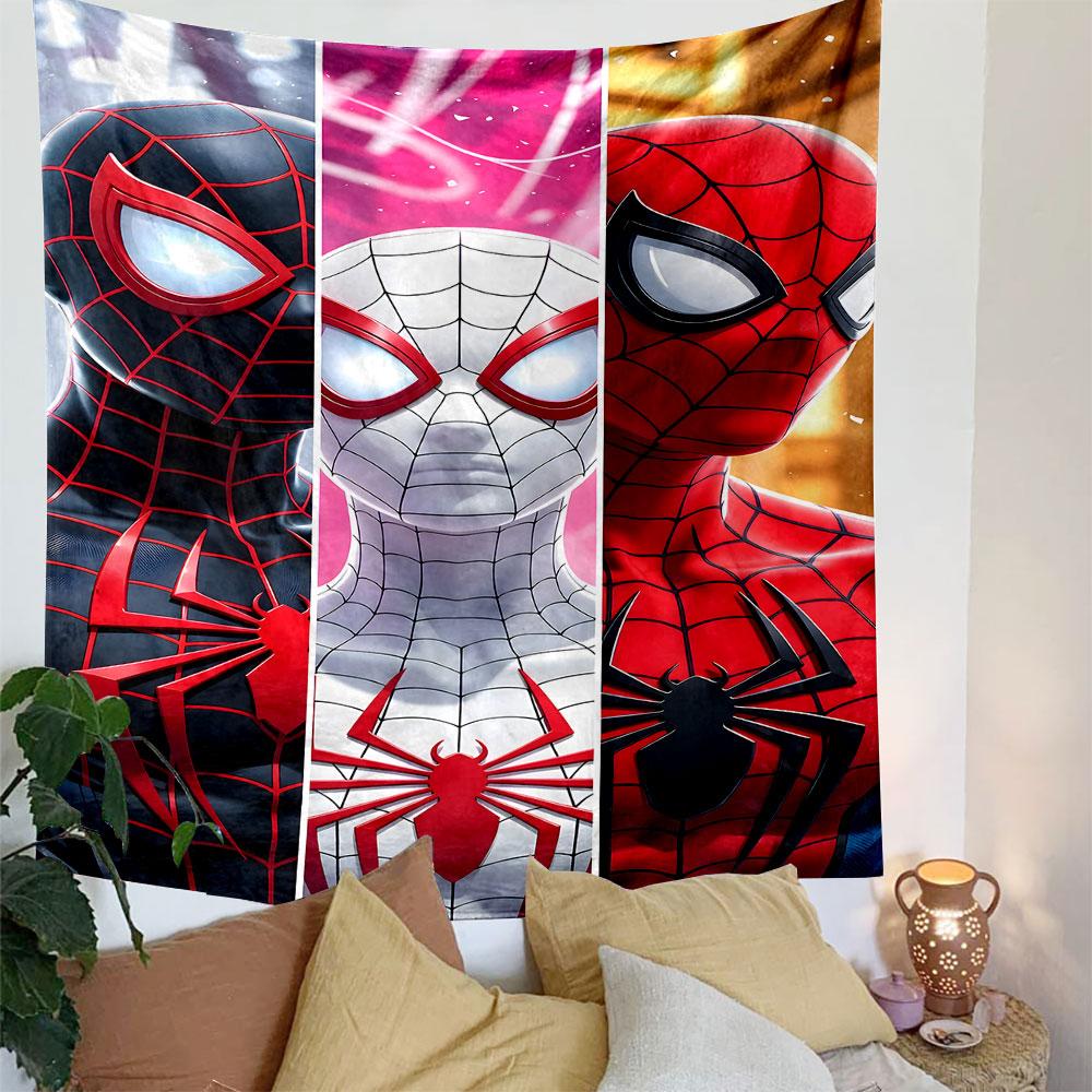 "Spider Trio Design Tapestry Art" Patterned Tapestry Decorative Wall Hanging, Home Bedroom Living Room Decor