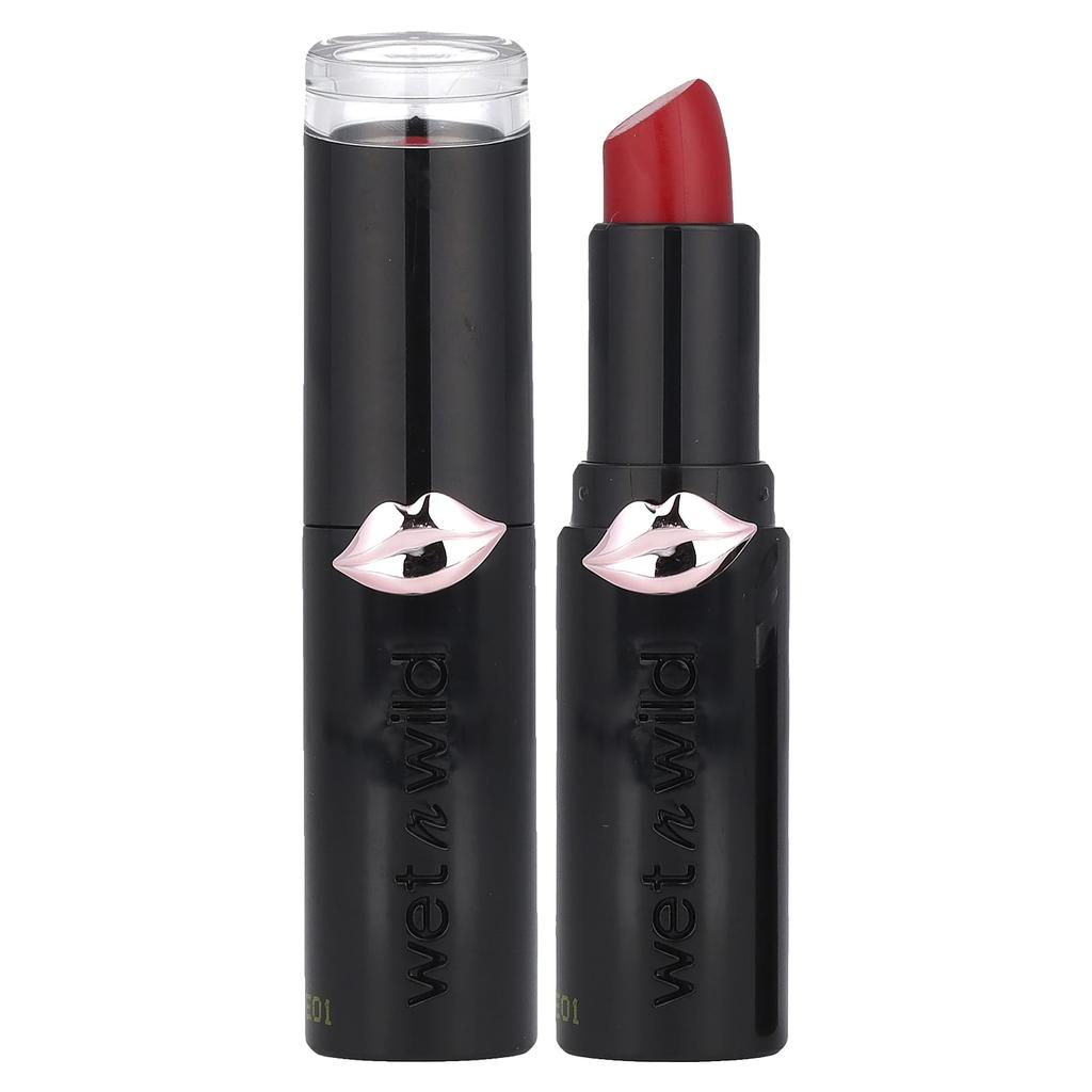 Wet N Wild MegaLast, Matte Lip Color, 1111418 Saspot Red, 0.11 Oz (3.3 G)
