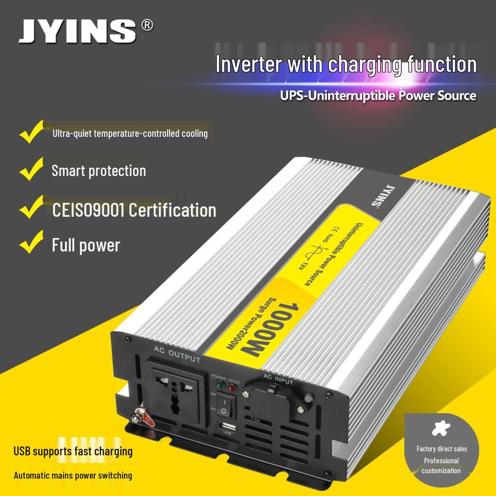 1000W Pure Sine Wave Solar Inverter 12V/24V to 220V with Charging DC 24V to AC 110V