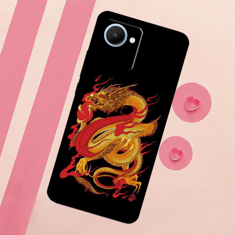 Chinese Style Crane Dragon For Realme 15 10 11 12 13 14 Pro Plus C65 C67 C75 C63 C61 C55 C51 C53 C35 GT6 GT7 Pro Case