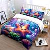 "Underwater Ocean Decor Set" Bedding Set with 1 Duvet Cover 2 Pillowcases Single Double King Queen, Gift
