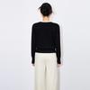 Contrast Color V-Neck Two-Piece Look Cardigan - Fashionable, Simple, Versatile Knitted Top for Women