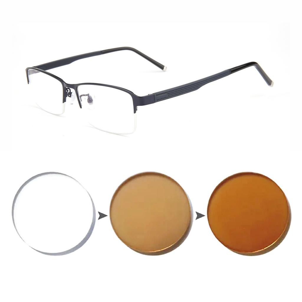 Photochromic Eye Glasses Men Women Myopia Eyeglasses Finished Glasses Students Short Sight Eyewear 0 -0.5 -1 -1.25 -1.5 -1.75 -6