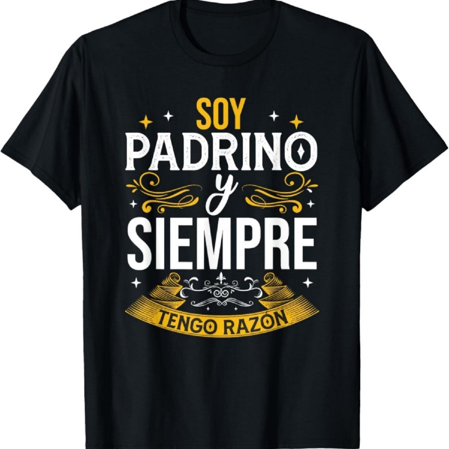 Padrino Regalo Soy Padrino Y Siempre Tengo Razon T-Shirt XXXXXL разноцветный