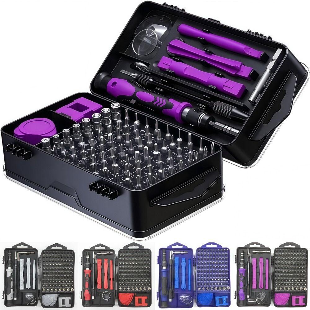 115-in-1 Precision Screwdriver Set Portable Durable Magnetic Repair Tool Kit Multi-functional Screwdriver Kit For Home Repair