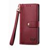 For Xiaomi 17 Pro Max Cases Wallet Stand Retro Texture Leather Phone Cover with Lanyard