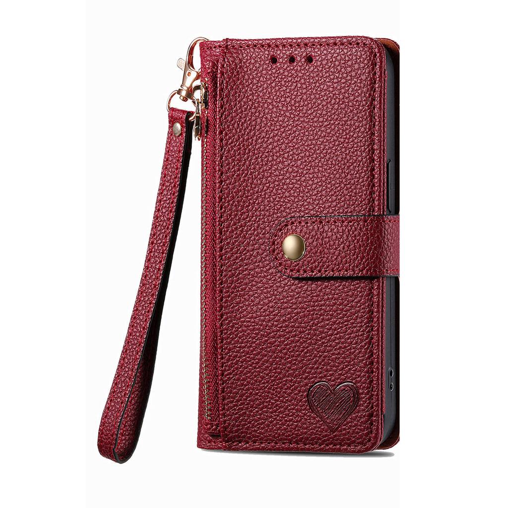 For Xiaomi 17 Pro Max Cases Wallet Stand Retro Texture Leather Phone Cover with Lanyard