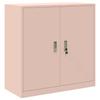 Storage Cabinet Pink 90 X 40 X 90 Cm Steel