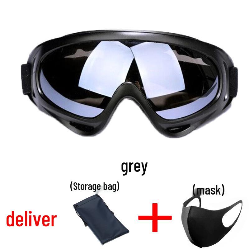 X400 Tactical Windproof Goggles for Cycling, Skiing, and Motorcycling - Military-Grade, Anti-Impact Protection.