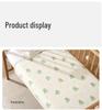 Washable Large Incontinence Pad: Waterproof, Breathable Cotton Bed Sheet for Newborns & Menstrual Use