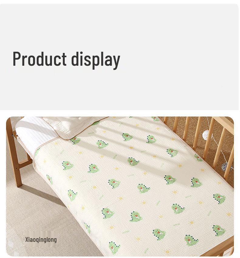 Washable Large Incontinence Pad: Waterproof, Breathable Cotton Bed Sheet for Newborns & Menstrual Use