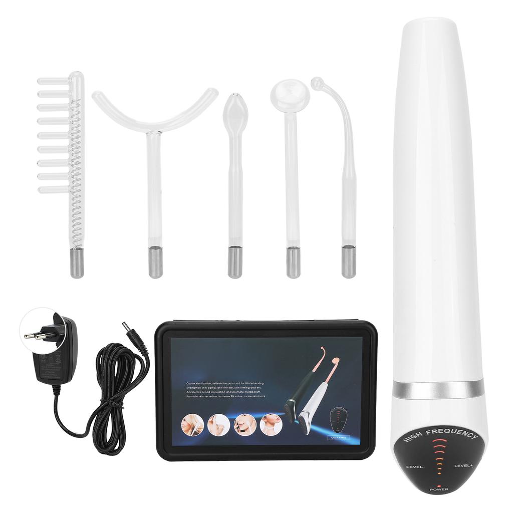 High Frequency Skin Therapy Wand Machine Portable Wrinkle Reducing Anti Aging Skin Tightening Device