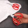 Stainless Steel Household Kitchen Scissors, Office Scissors, Red Scissors, Industrial Tailoring Thread Cutters