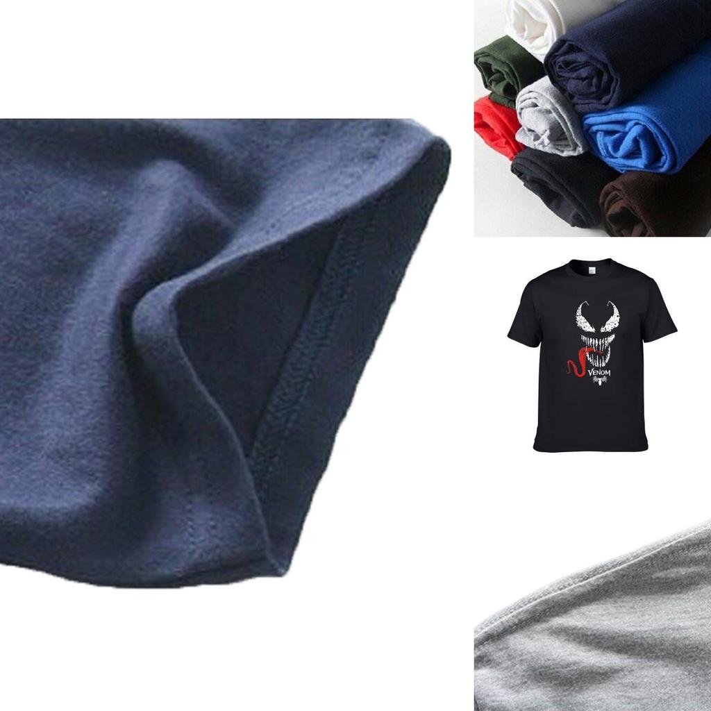 Qualitäts Comic Venom Spider-man Herren Baumwolle Kurzarm Rundhals T-Shirt**