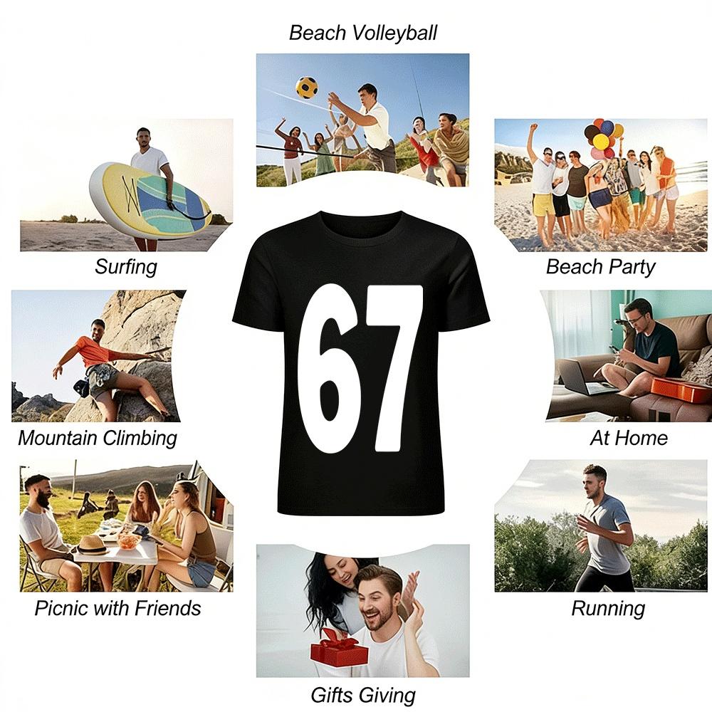 Solid Color Casual Crew Neck Short Sleeve T-Shirt Basic Top Pure Cotton T-shirt