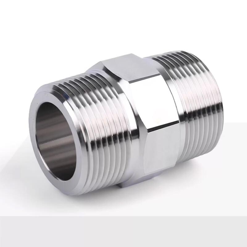316L Stainless Steel High-Pressure Hex Male Thread Fitting