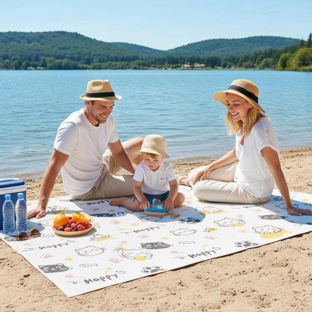 Moisture-Proof Disposable Picnic Blanket Extra Thick Beach Mat New Waterproof Mat  Lawn