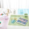 Tappetino da disegno in silicone riutilizzabile con ventosa per bambini, popolare per bambini, con tappetino da pittura in silicone per arte e tazza