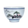 Hand-painted Ceramic Tea Cup Master Cup Single Cup Household Kung Fu Tea Set Small Cup Blue and White Underglaze Color Tea Bowl