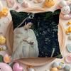 W-Wang Y-Yibo Pillow Case Soft Plush Fabric Double-Sided Printed Cushion Cover Warm Winter Sofa Pillow Case