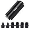EVIL ENERGY 6AN 8AN 10AN Inline Fuel Filter 10 Micron 50MM Aluminum