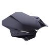 Motorcycle Windscreen Adjustable Universal Motorcycle Windshield Screen Replacement for Suzuki Black