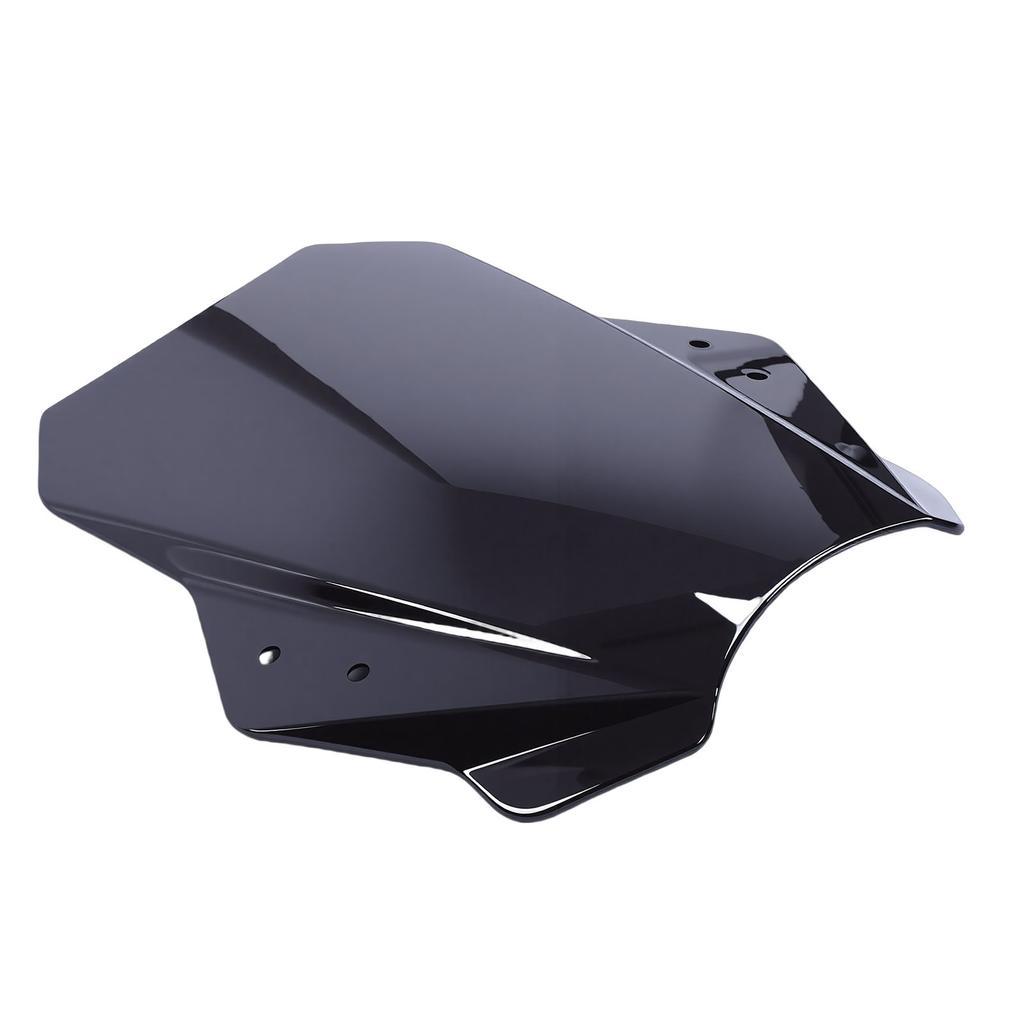 Motorcycle Windscreen Adjustable Universal Motorcycle Windshield Screen Replacement for Suzuki Black